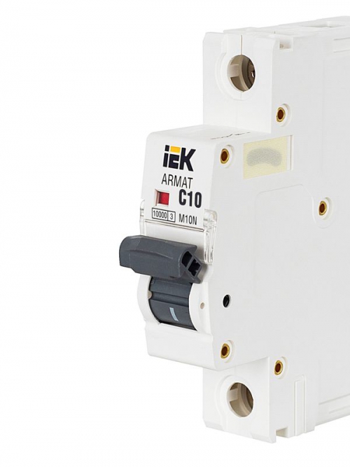 Выключатель автоматический модульный 1п C 10А M10N ARMAT IEK AR-M10N-1-C010 AR-M10N-1-C010