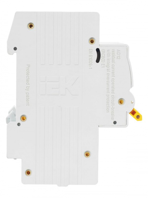 Выключатель автоматический дифференциального тока 2п C 16А 10мА тип AC 4.5кА АД-12 KARAT IEK MAD10-2-016-C-010 MAD10-2-016-C-010