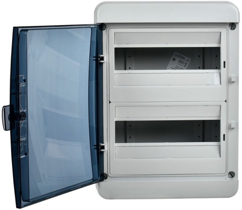 Корпус КМПн-24 TEKFOR IP65 черн. прозр. дверь пластик. IEK TF5-KP72-N-24-65-K03-K02 TF5-KP72-N-24-65-K03-K02