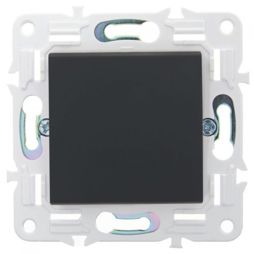 Выключатель 1-кл. SKANDY 10А SK-V01G графит IEK SK-V10-0-10-K53 SK-V10-0-10-K53