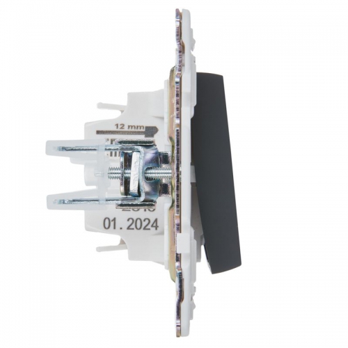 Выключатель 1-кл. SKANDY 10А SK-V01G графит IEK SK-V10-0-10-K53 SK-V10-0-10-K53