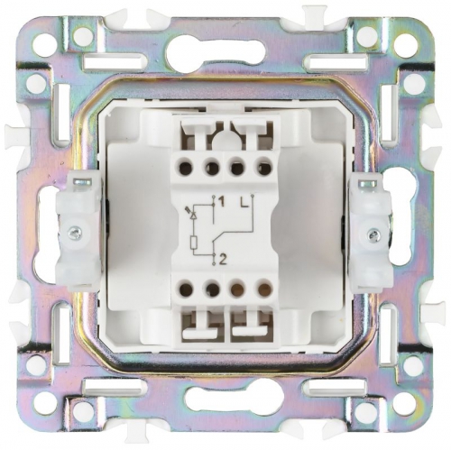 Выключатель проходной 1-кл. SKANDY 10А SK-V02B беж. IEK SK-V12-0-10-K10 SK-V12-0-10-K10