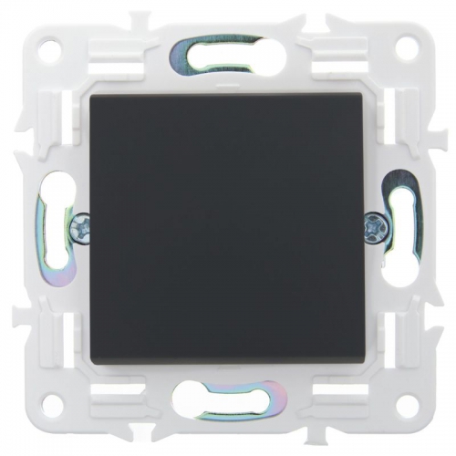 Выключатель проходной 1-кл. SKANDY 10А SK-V02G графит IEK SK-V12-0-10-K53 SK-V12-0-10-K53