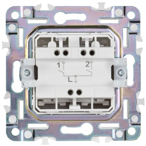 Выключатель 2-кл. SKANDY 10А SK-V04B беж. IEK SK-V20-0-10-K10 SK-V20-0-10-K10