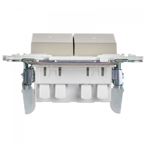 Выключатель проходной 2-кл. SKANDY 10А SK-V10B с индикацией беж. IEK SK-V22-1-10-K10 SK-V22-1-10-K10