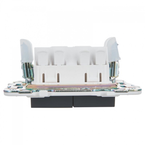 Выключатель проходной 2-кл. SKANDY 10А SK-V10G с индикацией графит IEK SK-V22-1-10-K53 SK-V22-1-10-K53