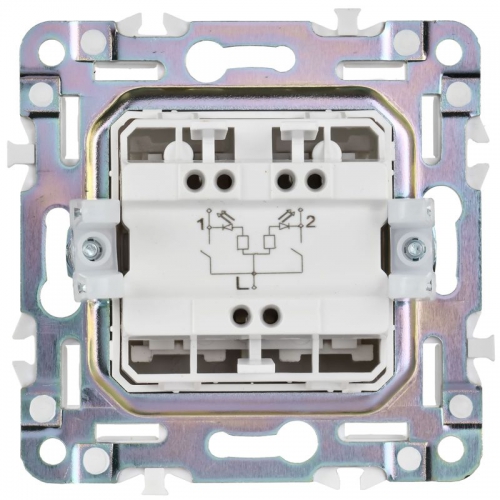 Выключатель 2-кл. SKANDY 10А SK-V09B с индикацией беж. IEK SK-V20-1-10-K10 SK-V20-1-10-K10
