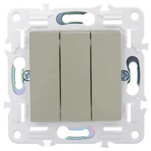 Выключатель 3-кл. SKANDY 10А SK-V11B беж. IEK SK-V30-0-10-K10 SK-V30-0-10-K10