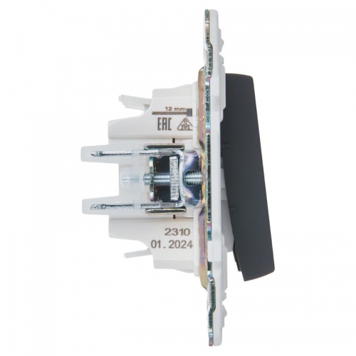 Выключатель 3-кл. SKANDY 10А SK-V11G графит IEK SK-V30-0-10-K53 SK-V30-0-10-K53