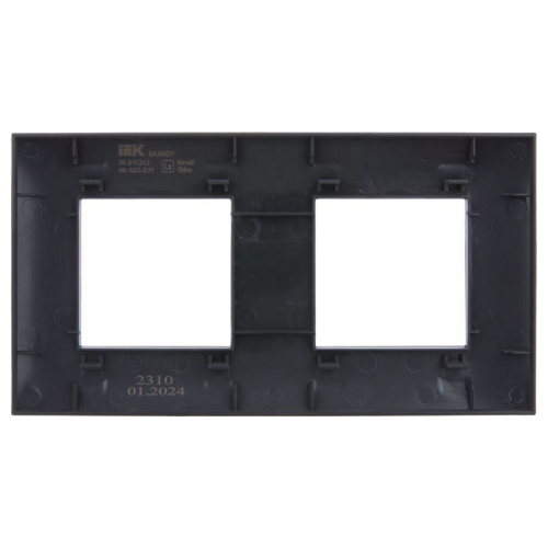 Рамка 2-м SKANDY SK-F02G графит IEK SK-M22-K53 SK-M22-K53