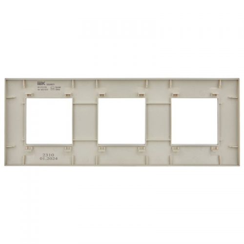 Рамка 3-м SKANDY SK-F01B беж. IEK SK-M32-K10 SK-M32-K10