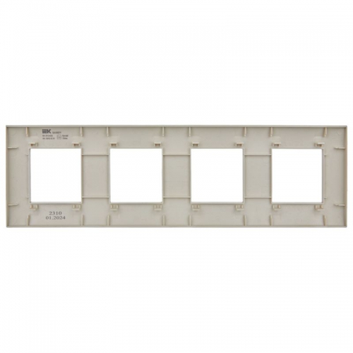 Рамка 4-м SKANDY SK-F01B беж. IEK SK-M42-K10 SK-M42-K10