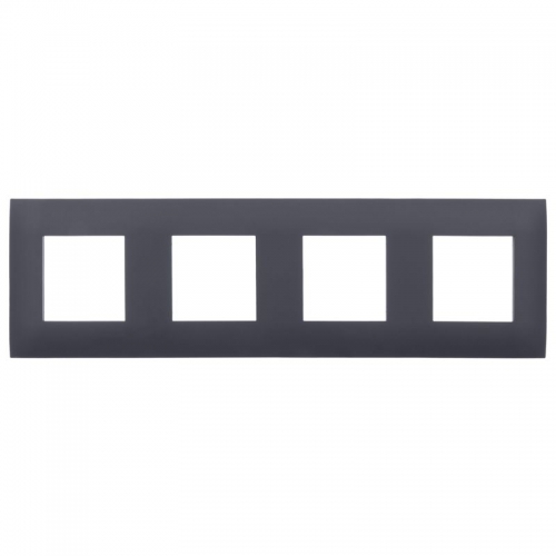 Рамка 4-м SKANDY SK-F04G графит IEK SK-M42-K53 SK-M42-K53