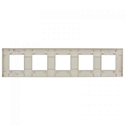 Рамка 5-м SKANDY SK-F01B беж. IEK SK-M52-K10 SK-M52-K10