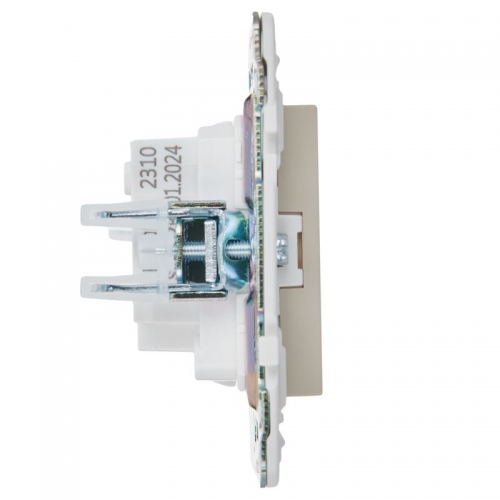 Розетка SKANDY 10А без заземл. без защ. шторок SK-R02B беж. IEK SK-R10-10-K10 SK-R10-10-K10