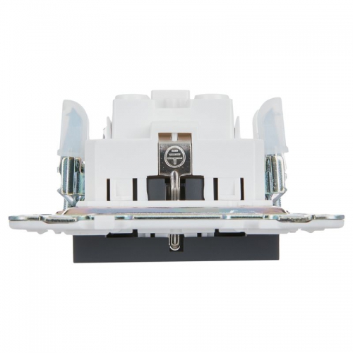 Розетка SKANDY 16А с заземл. без защ. шторок SK-R05G графит IEK SK-R11-16-K53 SK-R11-16-K53