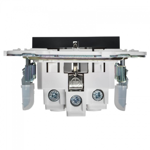 Розетка SKANDY 16А с заземл. защ. шторки SK-R04G графит IEK SK-R14-16-K53 SK-R14-16-K53