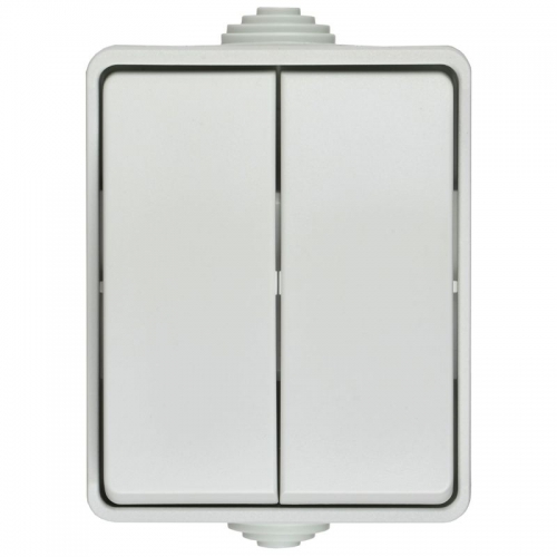 Выключатель 2-кл. ОП Форс IP54 ВС20-2-0-ФБ бел. IEK EVS20-K01-10-54-DC EVS20-K01-10-54-DC