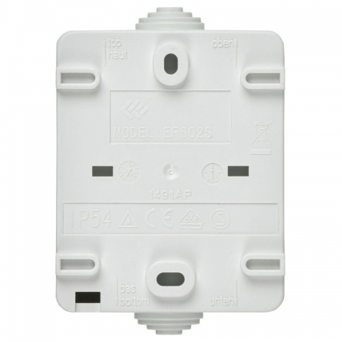 Выключатель 2-кл. ОП Форс IP54 ВС20-2-0-ФБ бел. IEK EVS20-K01-10-54-DC EVS20-K01-10-54-DC