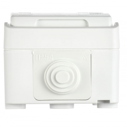 Розетка ОП Форс РСб20-3-ФБ 16А IP54 с заземл. защ. шторки бел. IEK ERS12-K01-16-54-DC ERS12-K01-16-54-DC