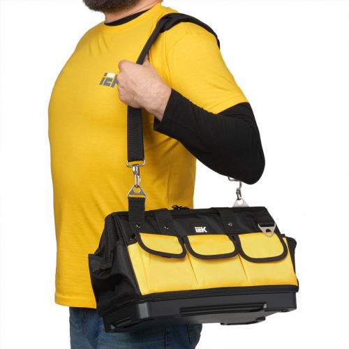 Сумка монтажника с пластиковым дном BG-03 IEK ARMA2L 5 IEK A2L5-BG12-03-K02 A2L5-BG12-03-K02