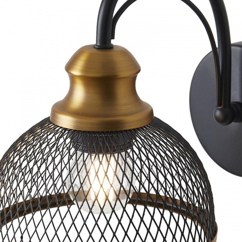 Светильник Caz 1х60Вт E27 IP20 бра настен. Freya FR5527WL-01BBZ FR5527WL-01BBZ