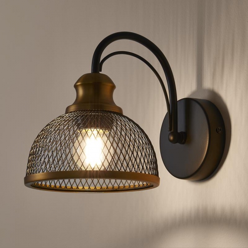 Светильник Caz 1х60Вт E27 IP20 бра настен. Freya FR5527WL-01BBZ FR5527WL-01BBZ