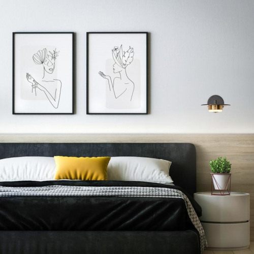 Светильник Moon 1х7Вт GX53 IP20 бра настен. Freya FR5513WL-01BBZ FR5513WL-01BBZ