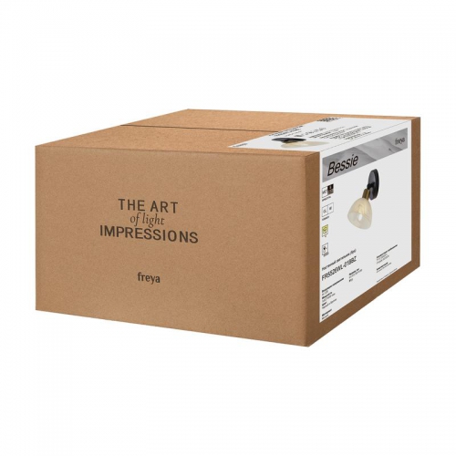 Светильник Bessie 1х60Вт E27 IP20 бра настен. Freya FR5526WL-01BBZ FR5526WL-01BBZ