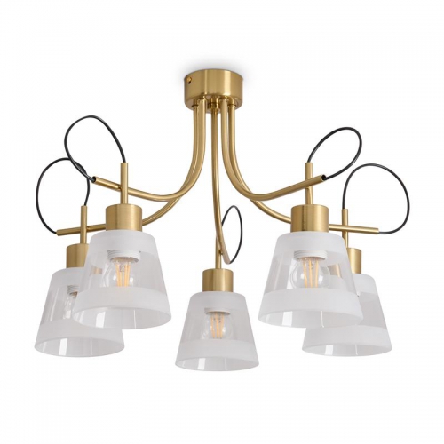Светильник Caramel 5х60Вт E27 IP20 подвесной Freya FR5522PL-05BS FR5522PL-05BS