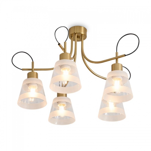 Светильник Caramel 5х60Вт E27 IP20 подвесной Freya FR5522PL-05BS FR5522PL-05BS