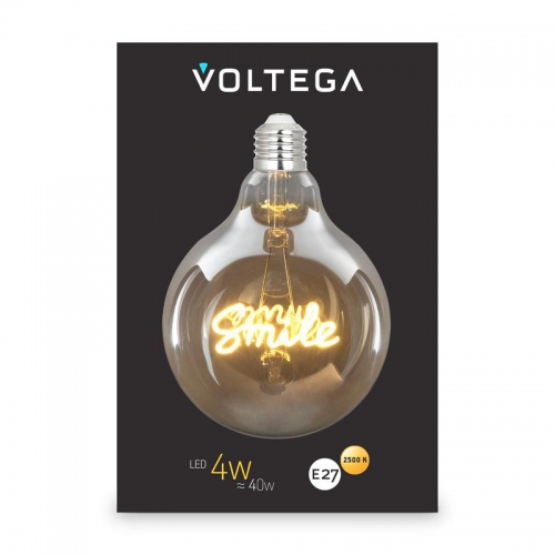 Лампа светодиодная филаментная Loft 271 G125 4Вт 2500К E27 Voltega 8553 8553