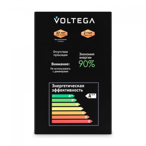 Лампа светодиодная филаментная Loft 271 G125 4Вт 3000К E27 Voltega 8523 8523