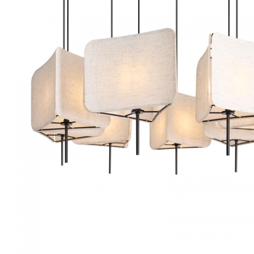 Светильник подвесной Bricola 8х40Вт E14 IP20 Freya FR5511PL-08B FR5511PL-08B