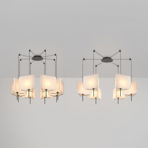 Светильник подвесной Bricola 8х40Вт E14 IP20 Freya FR5511PL-08B FR5511PL-08B