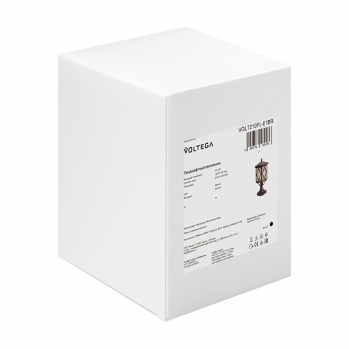 Светильник Heim 1х40Вт E27 IP44 ландшафтный Voltega VGL7210FL-01BR VGL7210FL-01BR