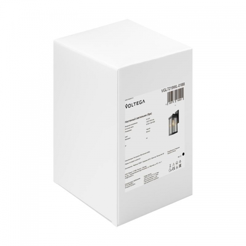 Светильник Domi 1х40Вт E27 IP44 бра настен. Voltega VGL7219WL-01B8 VGL7219WL-01B8