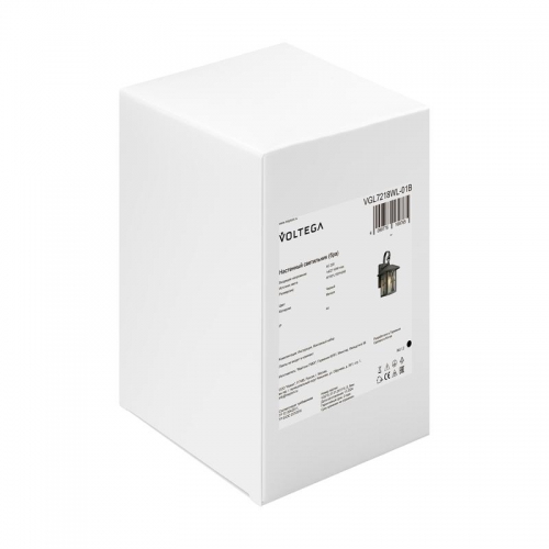 Светильник Saga 1х40Вт E27 IP44 бра настен. Voltega VGL7218WL-01B VGL7218WL-01B