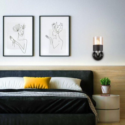 Светильник Gretta 60Вт E27х1 IP20 бра настен. Freya FR5088WL-01B FR5088WL-01B