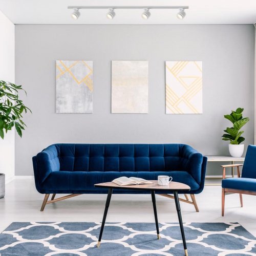 Светильник трековый Flip 15Вт GX53х1 IP20 Voltega VGL7191DLT-01W VGL7191DLT-01W