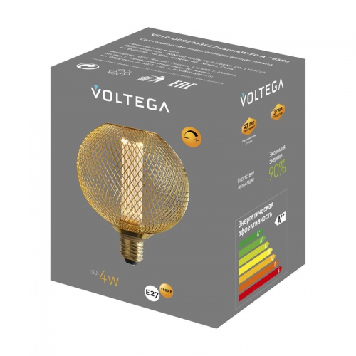 Лампа светодиодная Loft Led DP82293 4Вт 1800К E27 DIM Voltega 8566 8566