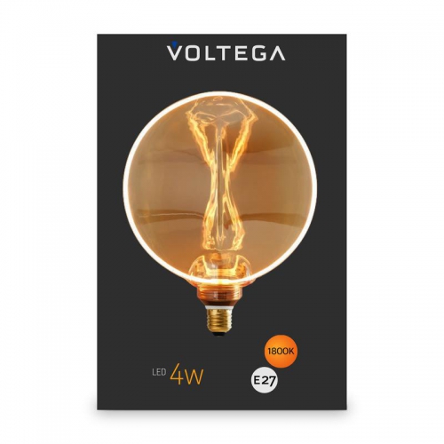 Лампа светодиодная Loft Led G130 4Вт 1800К E27 Voltega 8541 8541