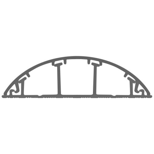 Кабель-канал 70х16 L2000 напольный сер. RAL 7046 KK-70-16-FG Эра Б0061690 Б0061690