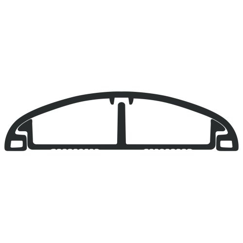 Кабель-канал 50х12 L2000 напольный черн. RAL 9004 ЭРА Б0064453 Б0064453