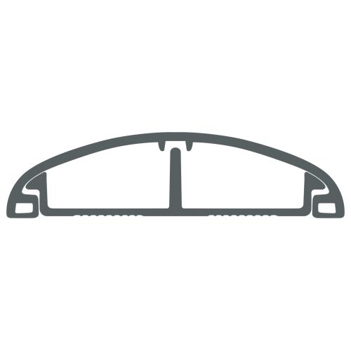 Кабель-канал 50х12 L2000 напольный сер. RAL 7046 ЭРА Б0064436 Б0064436