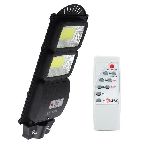 Светильник 40Вт 5000К IP65 750лм консольный на солнечной батарее COB с датчиком движения ПДУ Эра Б0046793 Б0046793