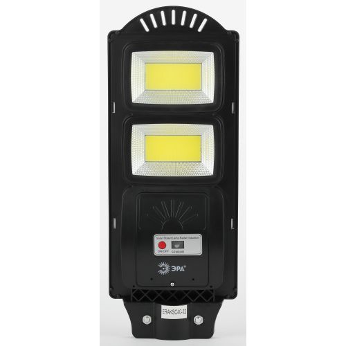 Светильник 40Вт 5000К IP66 750лм консольный на солнечной батарее COB с кронштейном с датчиком движения ПДУ Эра Б0046794 Б0046794