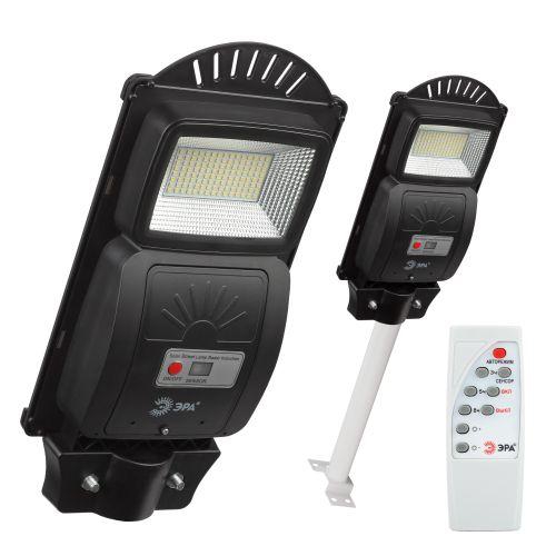 Светильник 20Вт 5000К IP65 400лм консольный на солнечной батарее SMD с кронштейном с датчиком движения ПДУ Эра Б0046798 Б0046798