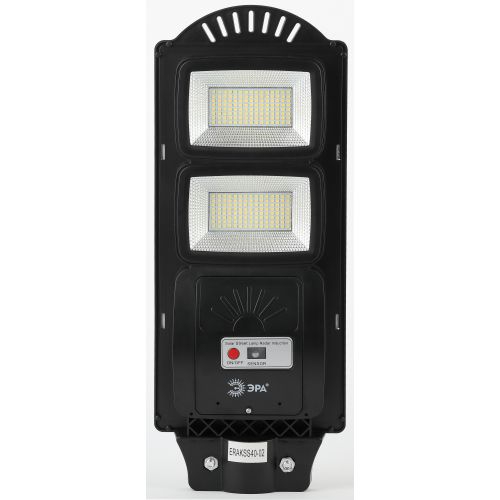 Светильник 40Вт 5000К IP66 700лм консольный на солнечной батарее SMD с кронштейном с датчиком движения ПДУ Эра Б0046800 Б0046800