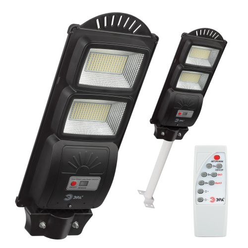 Светильник 40Вт 5000К IP66 700лм консольный на солнечной батарее SMD с кронштейном с датчиком движения ПДУ Эра Б0046800 Б0046800
